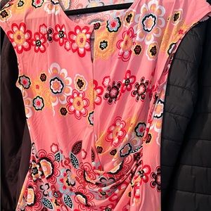 Pretty pink flower power barbiecore shirted at waist never worn